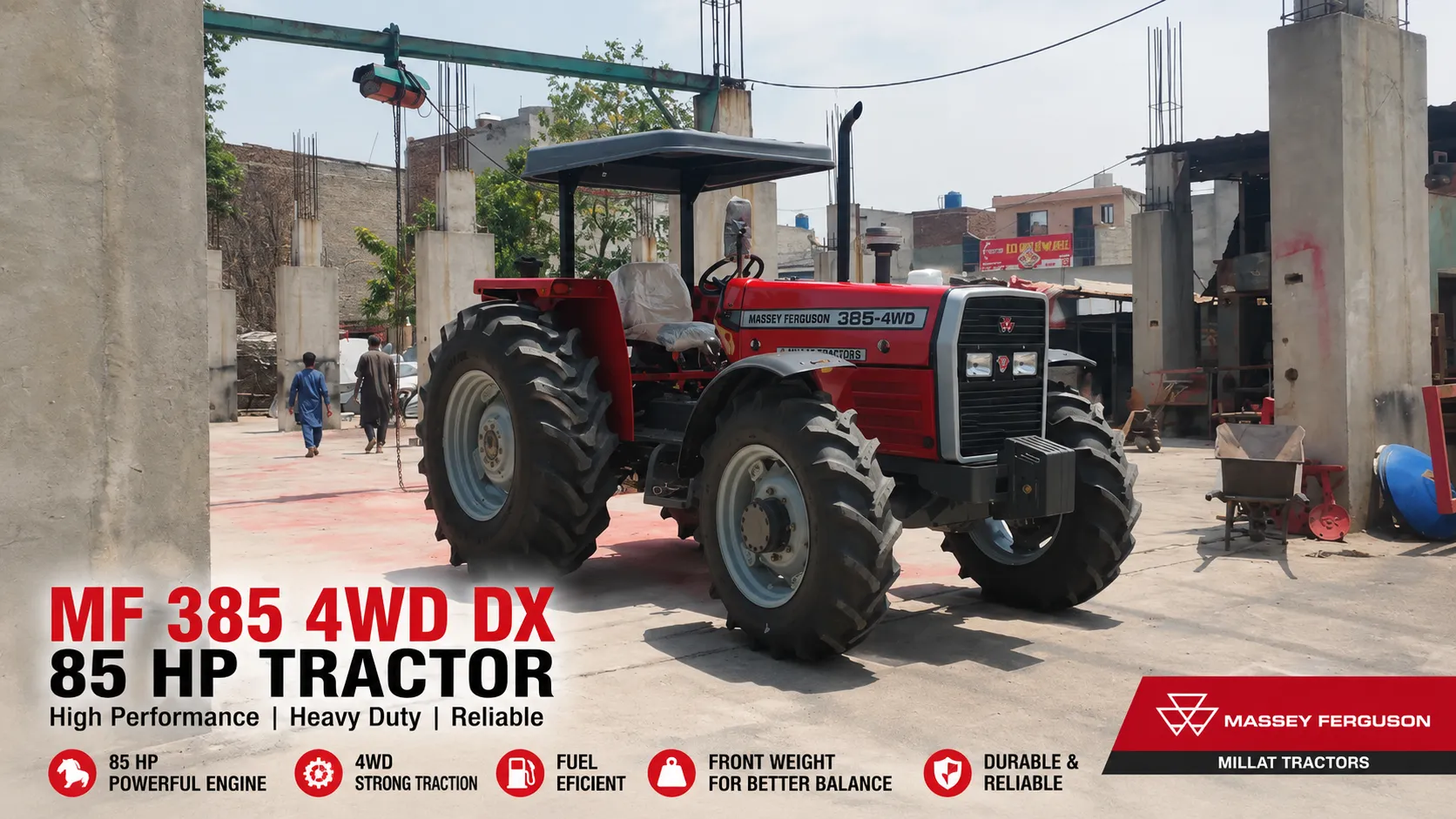 MF 385 4WD Deluxe 85 HP Tractor for sale in Kenya