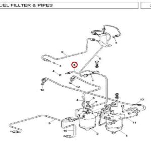 Millat Massey Ferguson Tractor Spare Part PIPE BOTLE 19067119067 S 1 - Massey Ferguson tractor spare part
