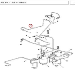 Millat Massey Ferguson Tractor Spare Part PIPE HEATER 19066119066 S 1 - Massey Ferguson tractor spare part