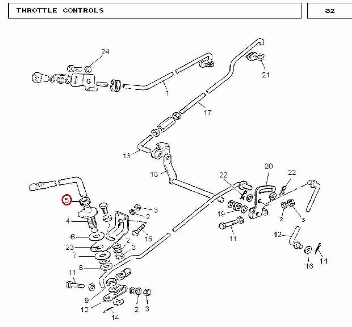Millat Massey Ferguson Tractor Spare Part GROMMETACCLRTRUBBER 1301511875716 - Massey Ferguson tractor spare part