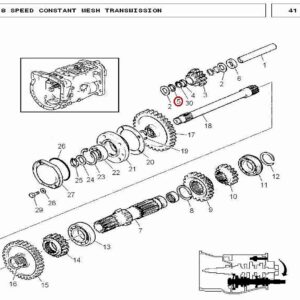 Millat Massey Ferguson Tractor Spare Part WASHER GEAR RETAINID 2591 OD 304812141112141 - Massey Ferguson tractor spare part
