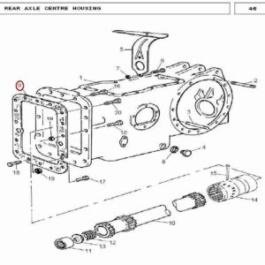 Millat Massey Ferguson Tractor Spare Part GASKET RK 23 H 5002011861986 - Massey Ferguson tractor spare part