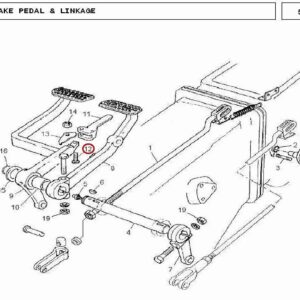 Millat Massey Ferguson Tractor Spare Part SCREW BRAKEPEDAL 240110351361203 - Massey Ferguson tractor spare part