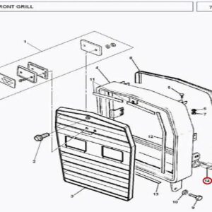 Millat Massey Ferguson Tractor Spare Part CLIPMOULDINGWRAPPER 23202123202 - Massey Ferguson tractor spare part