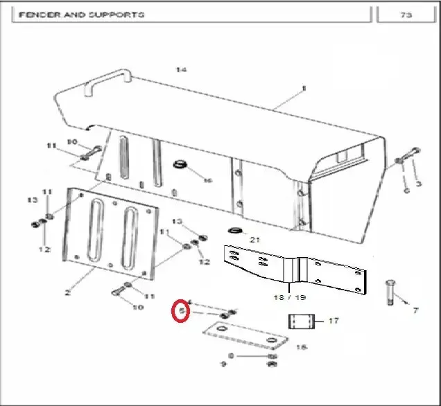 Diagram reference for Millat Massey Ferguson Tractor Spare Part NUT 122034006134006 - Massey Ferguson tractor spare part