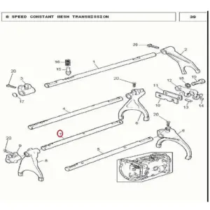 Millat Massey Ferguson Tractor Spare Part RAILSHIAFTER 2 ND 3 RD MF 240 1208611678866 - Massey Ferguson tractor spare part