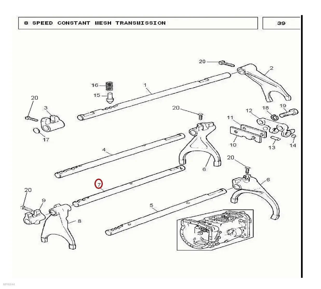 Millat Massey Ferguson Tractor Spare Part RAILSHIAFTER 2 ND 3 RD MF 240 1208611678866 - Massey Ferguson tractor spare part