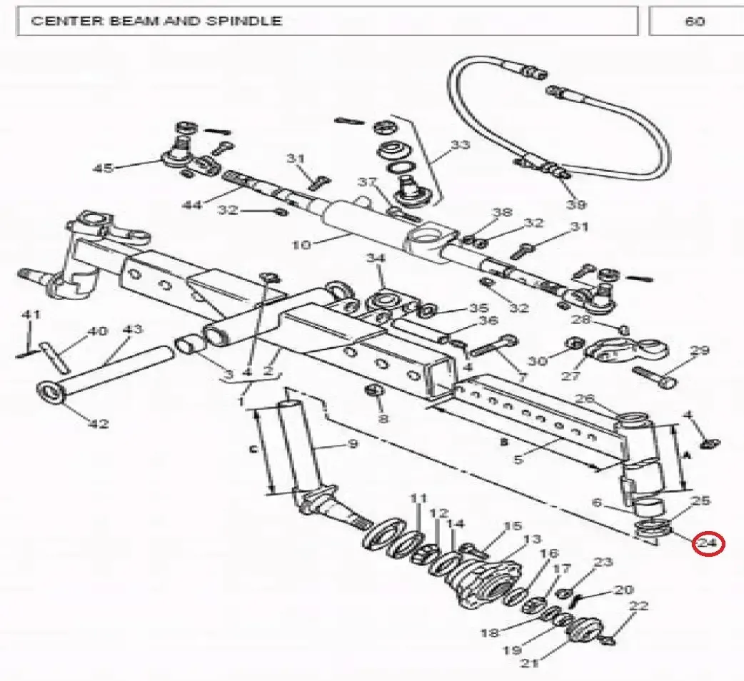Diagram reference for Millat Massey Ferguson Tractor Spare Part 0 WASHER 1431601143160 - Massey Ferguson tractor spare part
