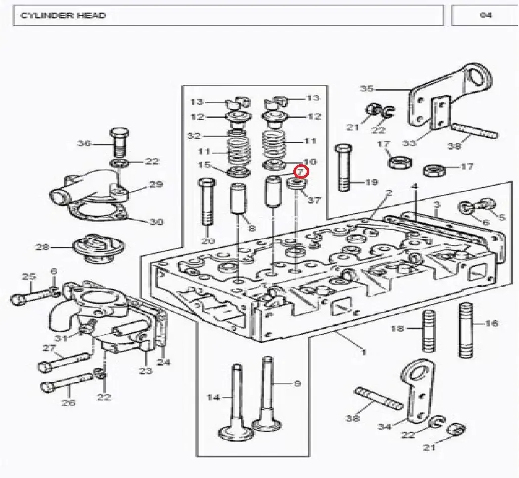 Diagram reference for Millat Massey Ferguson Tractor Spare Part 487 WGUIDE 14223487 W - Massey Ferguson tractor spare part