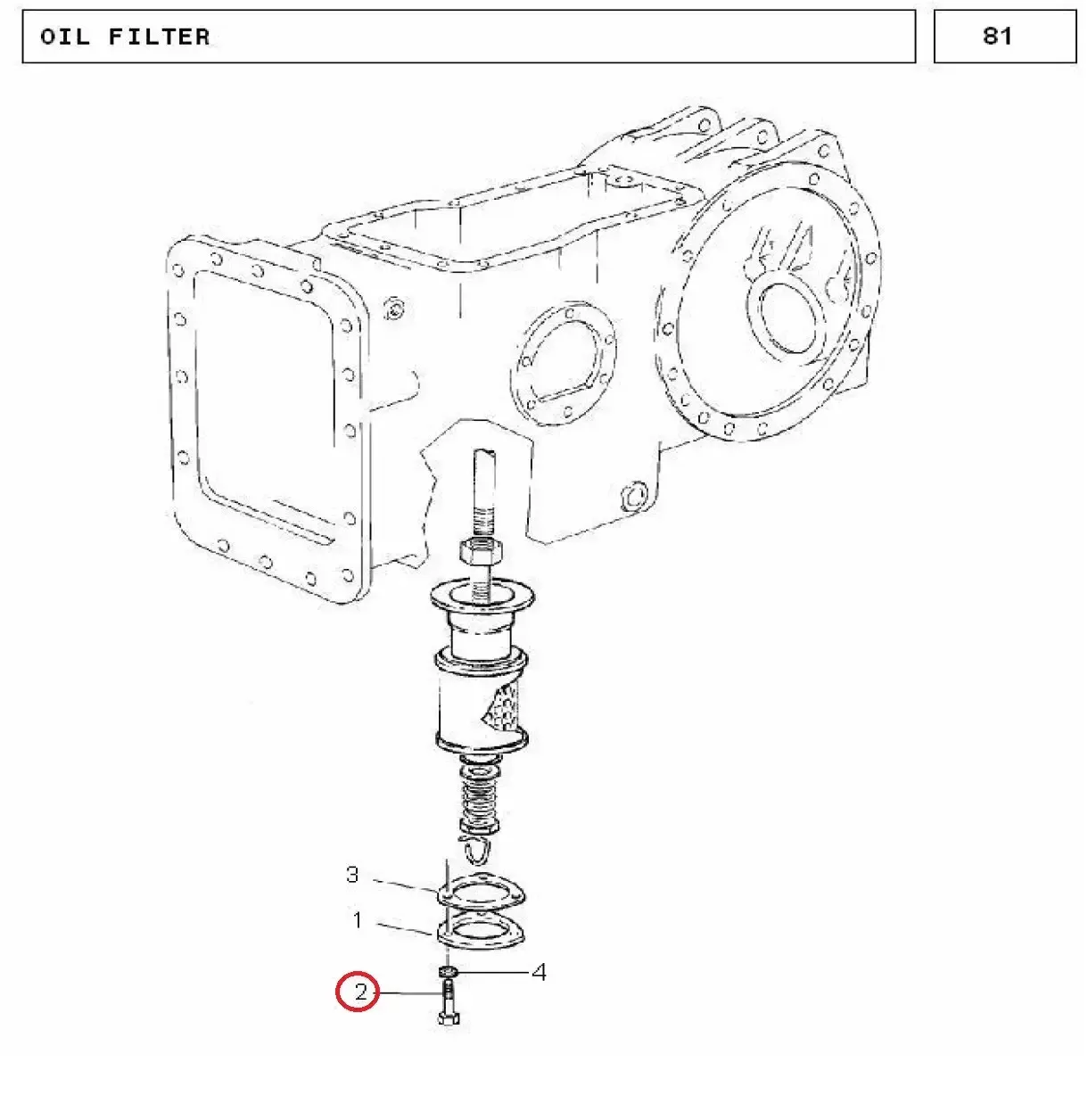 Diagram reference for Millat Massey Ferguson Tractor Spare Part SCREW 51518 X 5841004141004 - Massey Ferguson tractor spare part