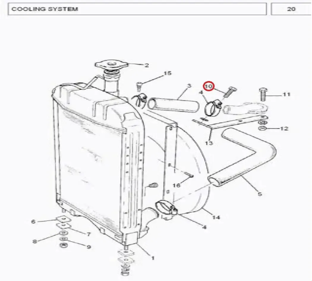 Diagram reference for Millat Massey Ferguson Tractor Spare Part 1 SCREW 51624 X 581931411193141 - Massey Ferguson tractor spare part
