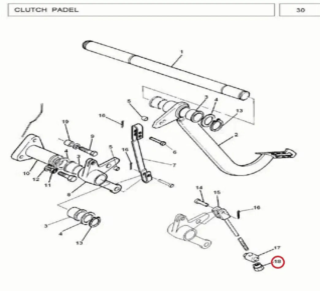 Diagram reference for Millat Massey Ferguson Tractor Spare Part 1 NUT 11314111694680 - Massey Ferguson tractor spare part