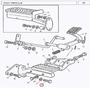 Millat Massey Ferguson Tractor Spare Part BOLT 71614 X 11440006140006 - Massey Ferguson tractor spare part
