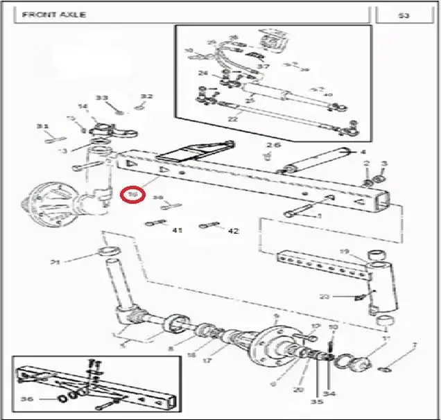 Diagram reference for Millat Massey Ferguson Tractor Spare Part 3 CENTERBEAM 1480131148013 - Massey Ferguson tractor spare part