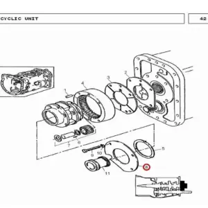 Millat Massey Ferguson Tractor Spare Part PLATE COVER REAR 120721184012 - Massey Ferguson tractor spare part
