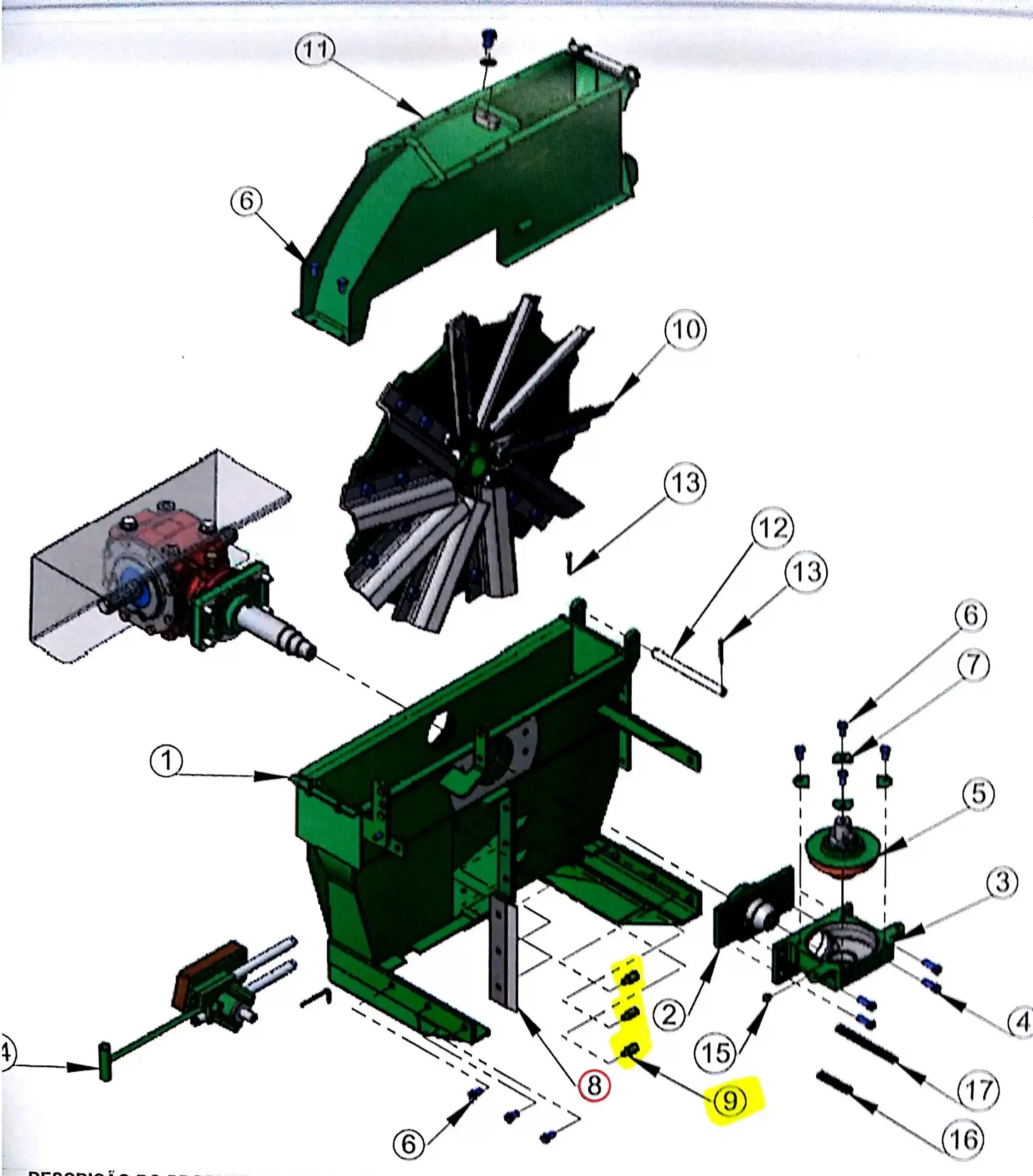 Diagram reference for Millat Massey Ferguson Tractor Spare Part 0 COUNTERBLADE 5601605560160 - Massey Ferguson tractor spare part