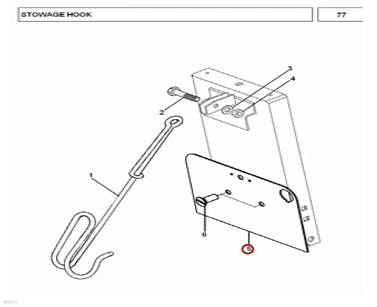 Millat Massey Ferguson Tractor Spare Part NUMBER PLATE 22107 - Massey Ferguson tractor spare part