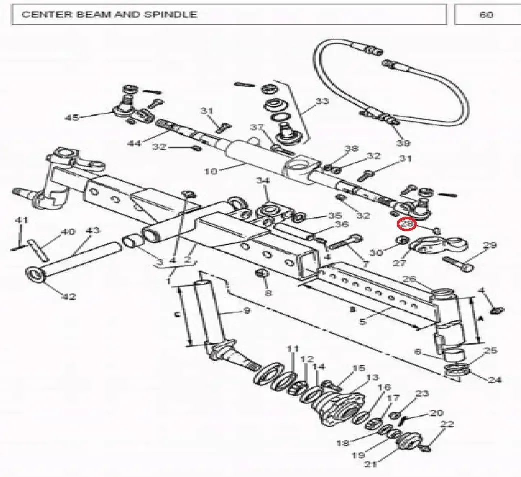Diagram reference for Millat Massey Ferguson Tractor Spare Part 5 KEYSPN 38514317511696620 - Massey Ferguson tractor spare part