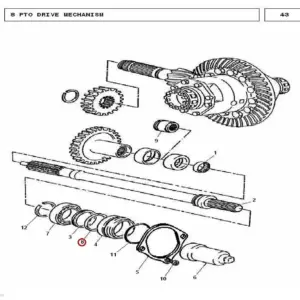 Millat Massey Ferguson Tractor Spare Part PTO SEAL 1012213699801 - Massey Ferguson tractor spare part