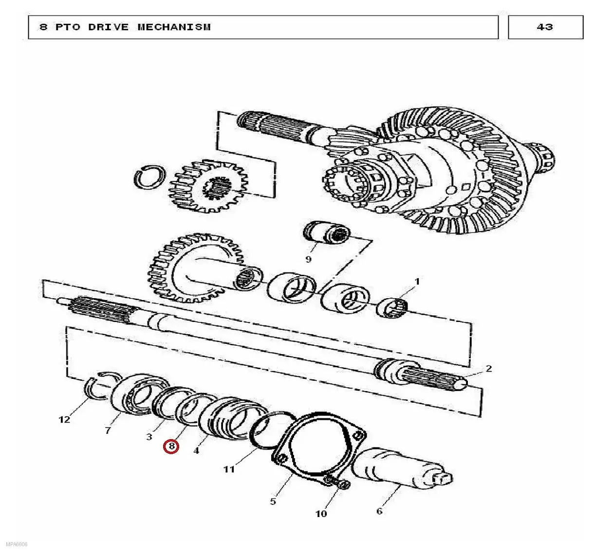 Millat Massey Ferguson Tractor Spare Part PTO SEAL 1012213699801 - Massey Ferguson tractor spare part