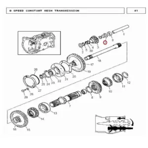 Millat Massey Ferguson Tractor Spare Part WASHER ID 2542 OD 41148 T 15216012140112140 - Massey Ferguson tractor spare part