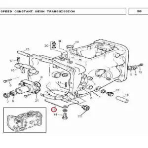 Millat Massey Ferguson Tractor Spare Part PLATE COVER 2 HOLE 121151964167 - Massey Ferguson tractor spare part
