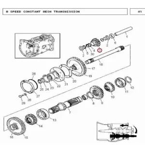 Millat Massey Ferguson Tractor Spare Part GEAR REVERSE 21120061183040 - Massey Ferguson tractor spare part