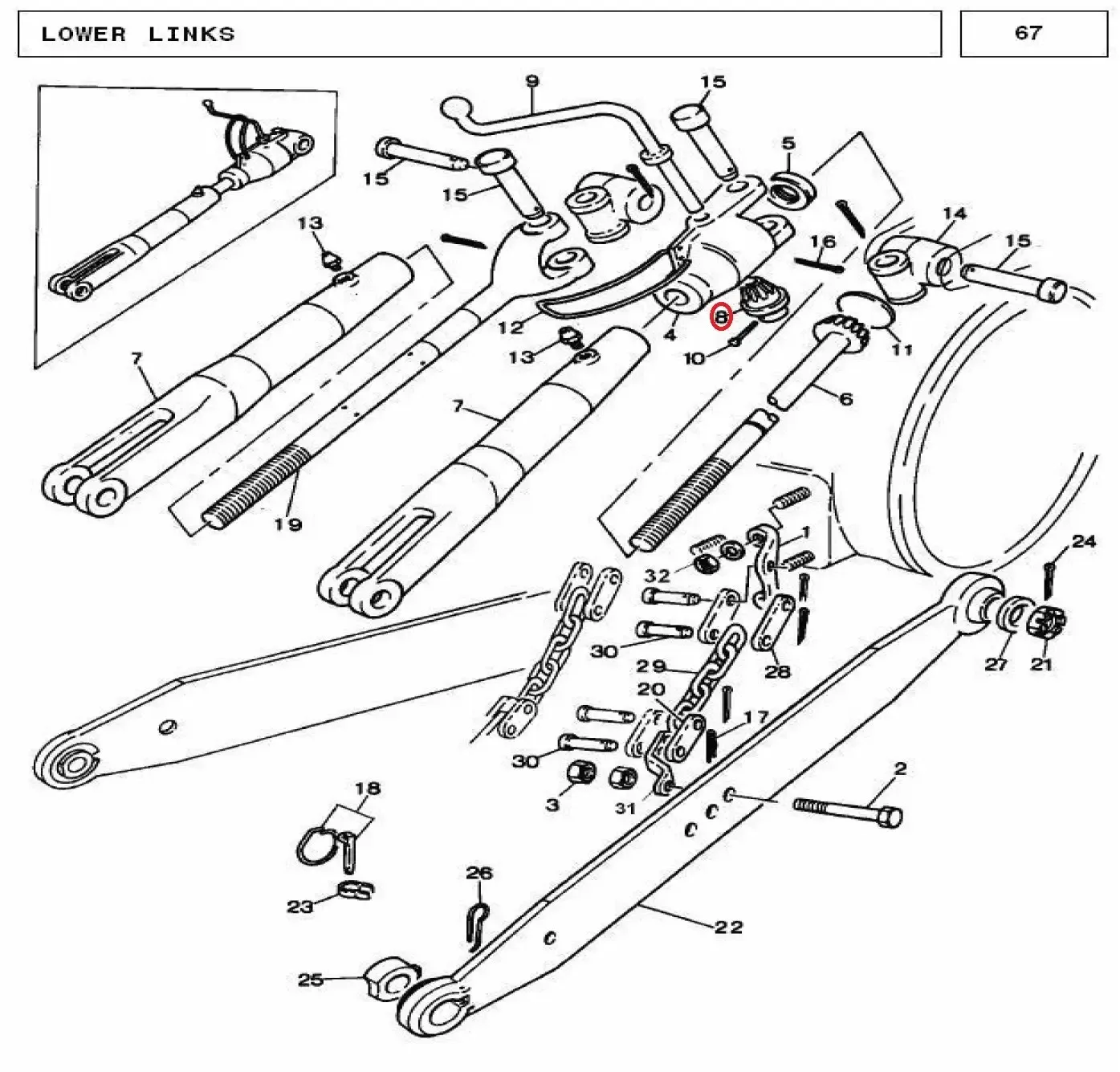 Diagram reference for Millat Massey Ferguson Tractor Spare Part GEAR LBOX 250111181345 MODEL 2025 - Massey Ferguson tractor spare part