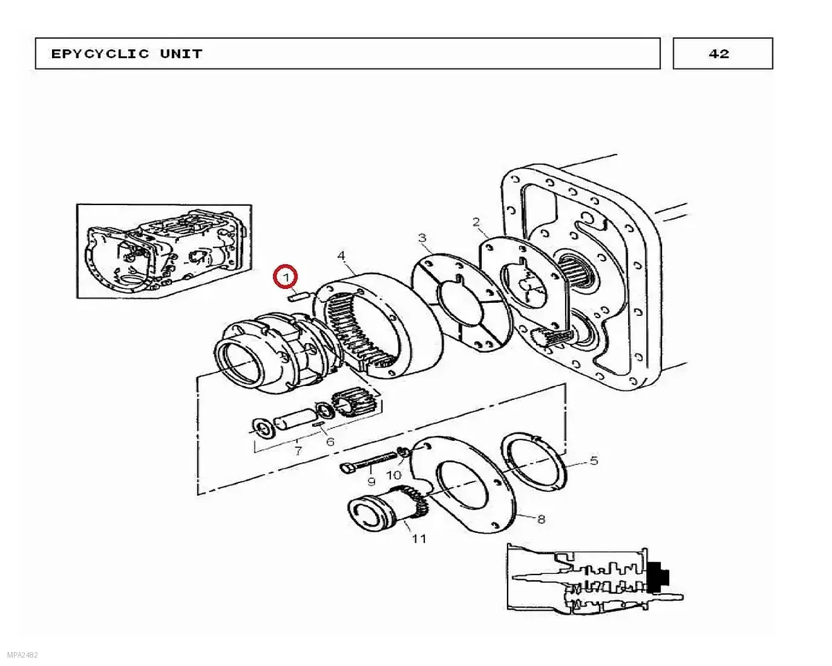 Millat Massey Ferguson Tractor Spare Part PIN 120651180409 - Massey Ferguson tractor spare part