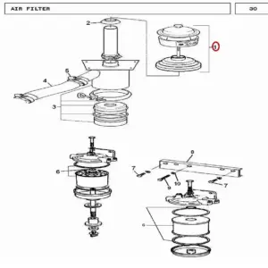 Millat Massey Ferguson Tractor Spare Part 0 PRECLEANER 240 NEW 45500845301011693129 - Massey Ferguson tractor spare part