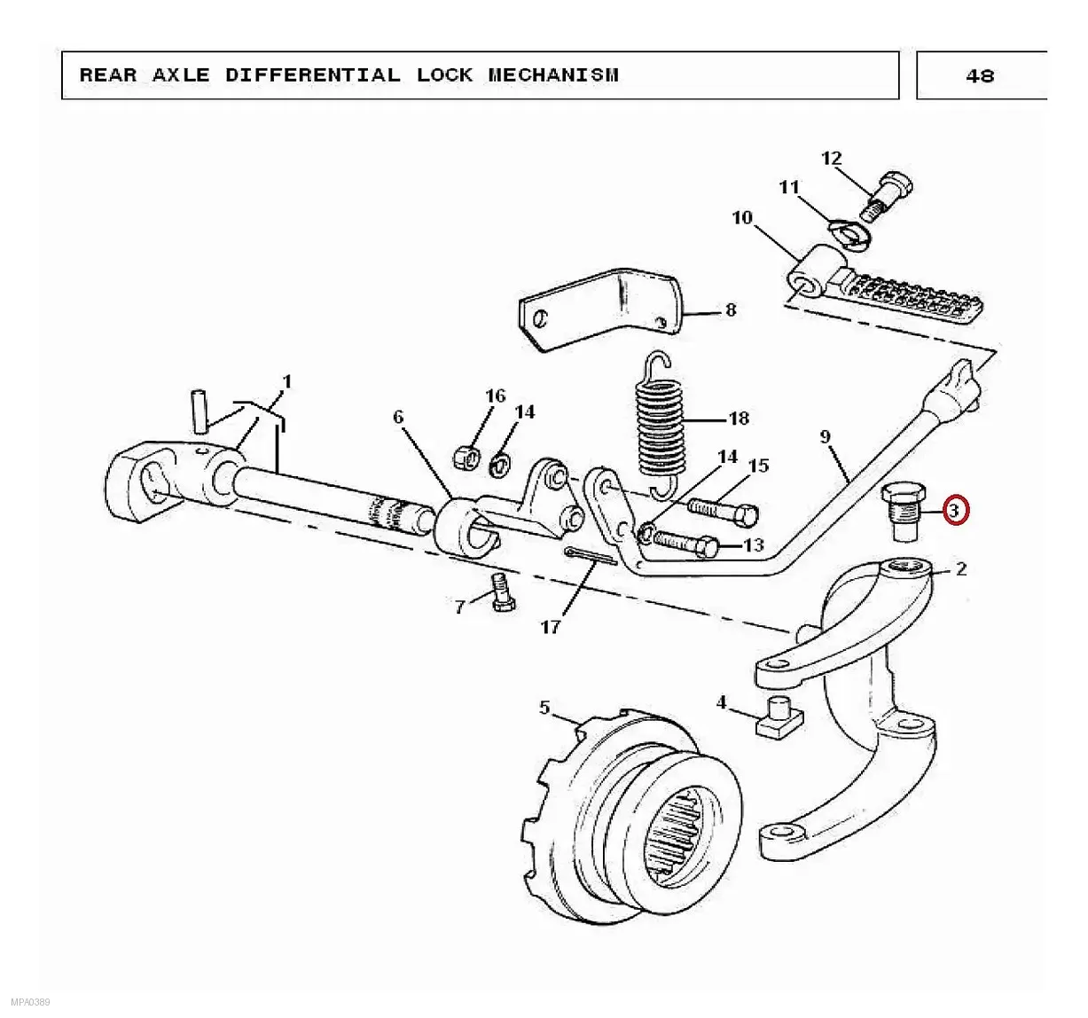 Millat Massey Ferguson Tractor Spare Part PIN 10288110288 - Massey Ferguson tractor spare part