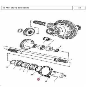 Millat Massey Ferguson Tractor Spare Part PLATE 100201532912 - Massey Ferguson tractor spare part
