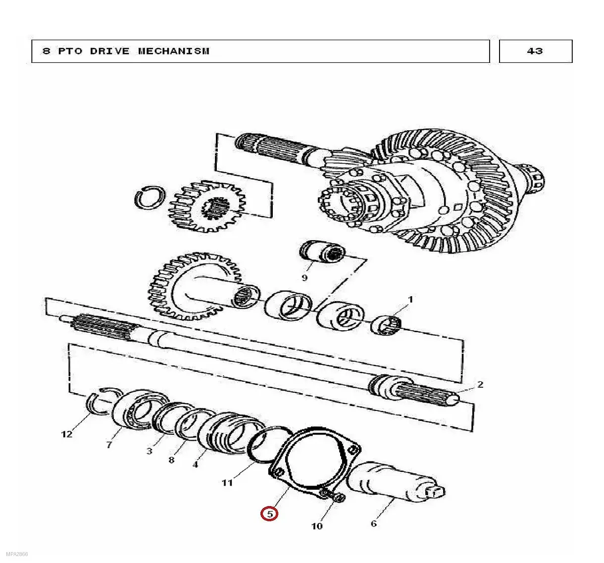 Millat Massey Ferguson Tractor Spare Part PLATE 100201532912 - Massey Ferguson tractor spare part