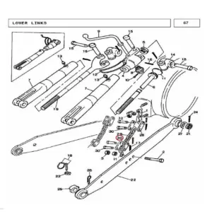 Millat Massey Ferguson Tractor Spare Part LINKCHAIN 2504911866324 - Massey Ferguson tractor spare part