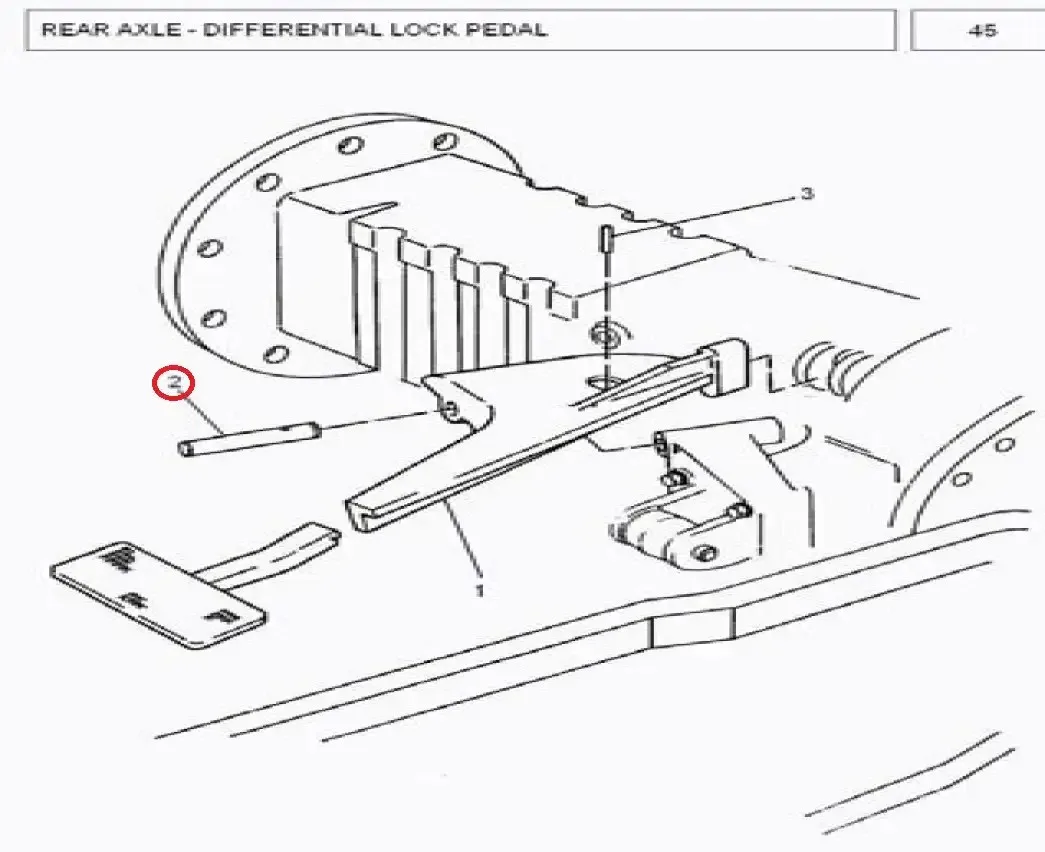 Diagram reference for Millat Massey Ferguson Tractor Spare Part 2 PIN 5050021505002 - Massey Ferguson tractor spare part