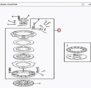 Millat Massey Ferguson Tractor Spare Part COVER CLUTCH 2404604011867438 - Massey Ferguson tractor spare part