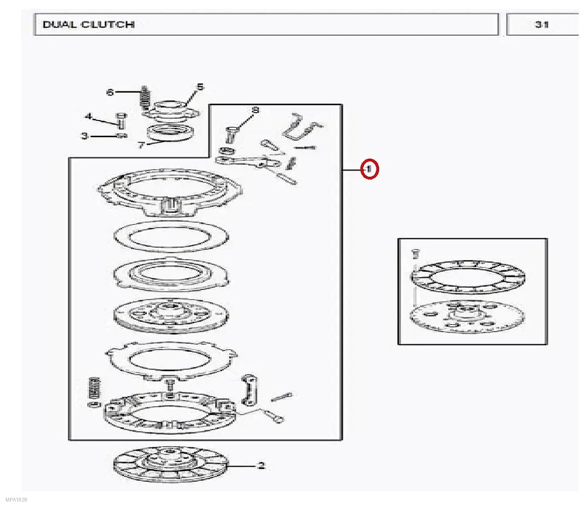 Millat Massey Ferguson Tractor Spare Part COVER CLUTCH 2404604011867438 - Massey Ferguson tractor spare part