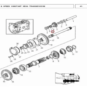 Millat Massey Ferguson Tractor Spare Part ROLLERNEEDLE 12166112166 - Massey Ferguson tractor spare part