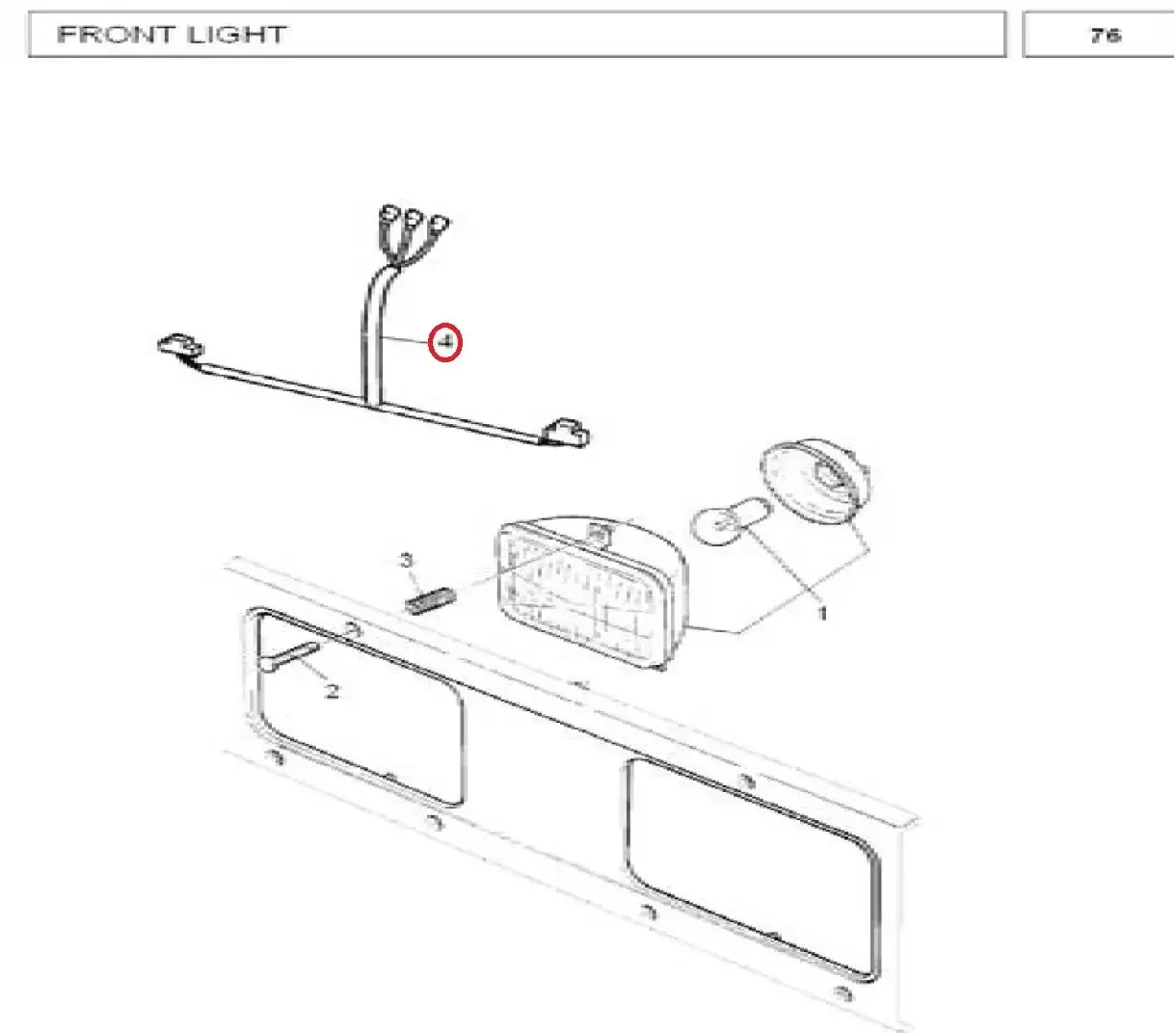 Diagram reference for Millat Massey Ferguson Tractor Spare Part HARNESSH 3431434314134314 - Massey Ferguson tractor spare part