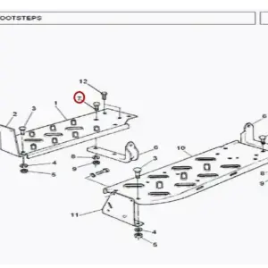 Millat Massey Ferguson Tractor Spare Part BOLT 3824 L 8830006130006 - Massey Ferguson tractor spare part