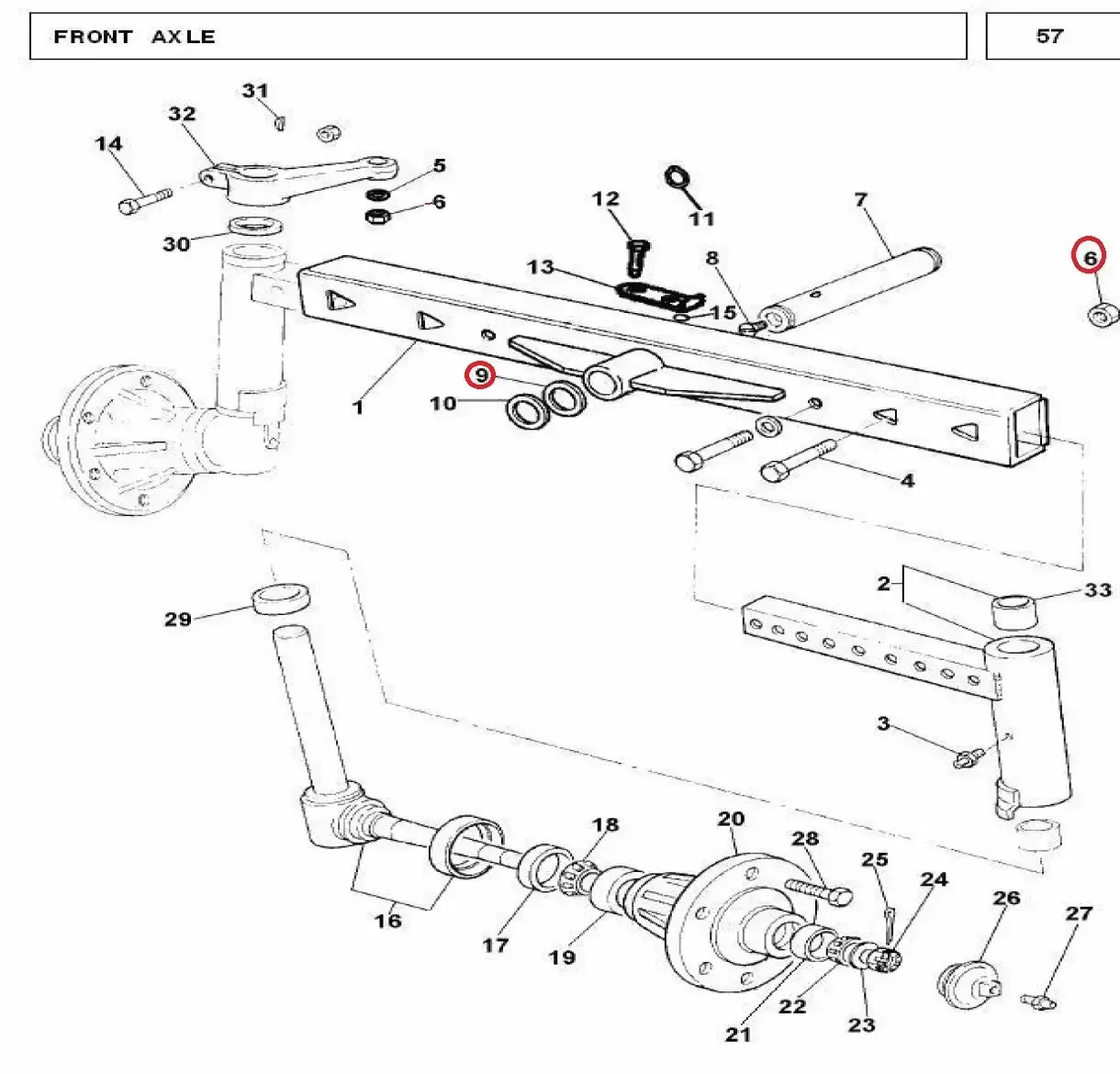 Diagram reference for Millat Massey Ferguson Tractor Spare Part SHIM 14088114088 - Massey Ferguson tractor spare part