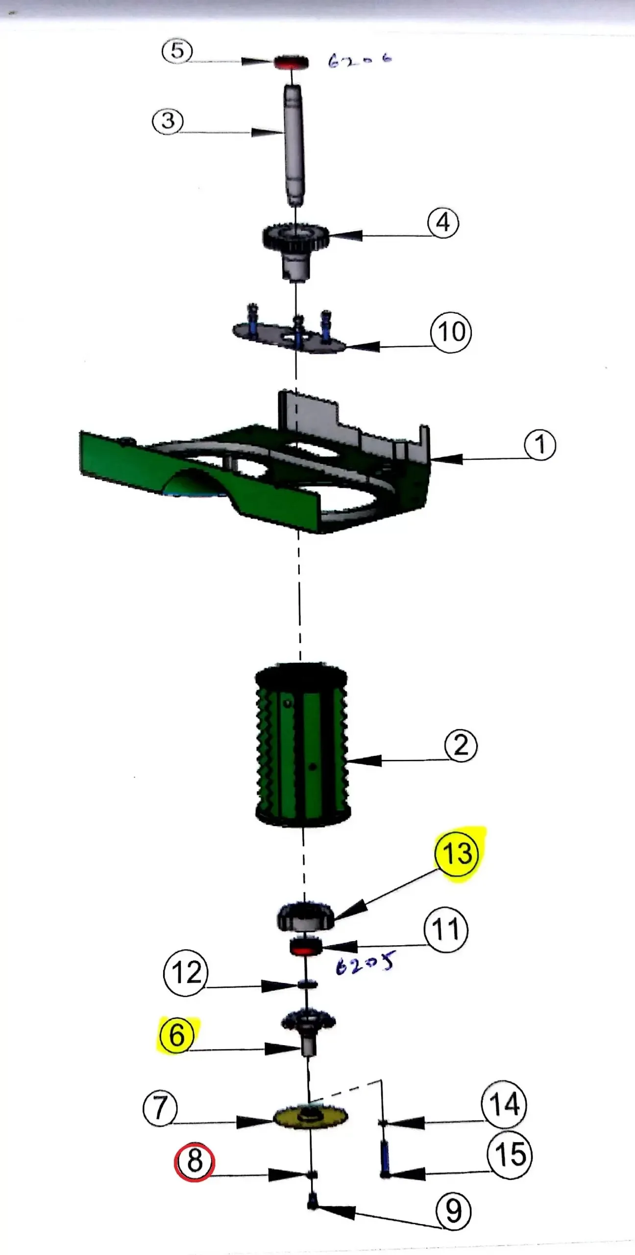 Diagram reference for Millat Massey Ferguson Tractor Spare Part 3 MEDIUMPRESSURE WASHER INDL 7945604235560423 - Massey Ferguson tractor spare part