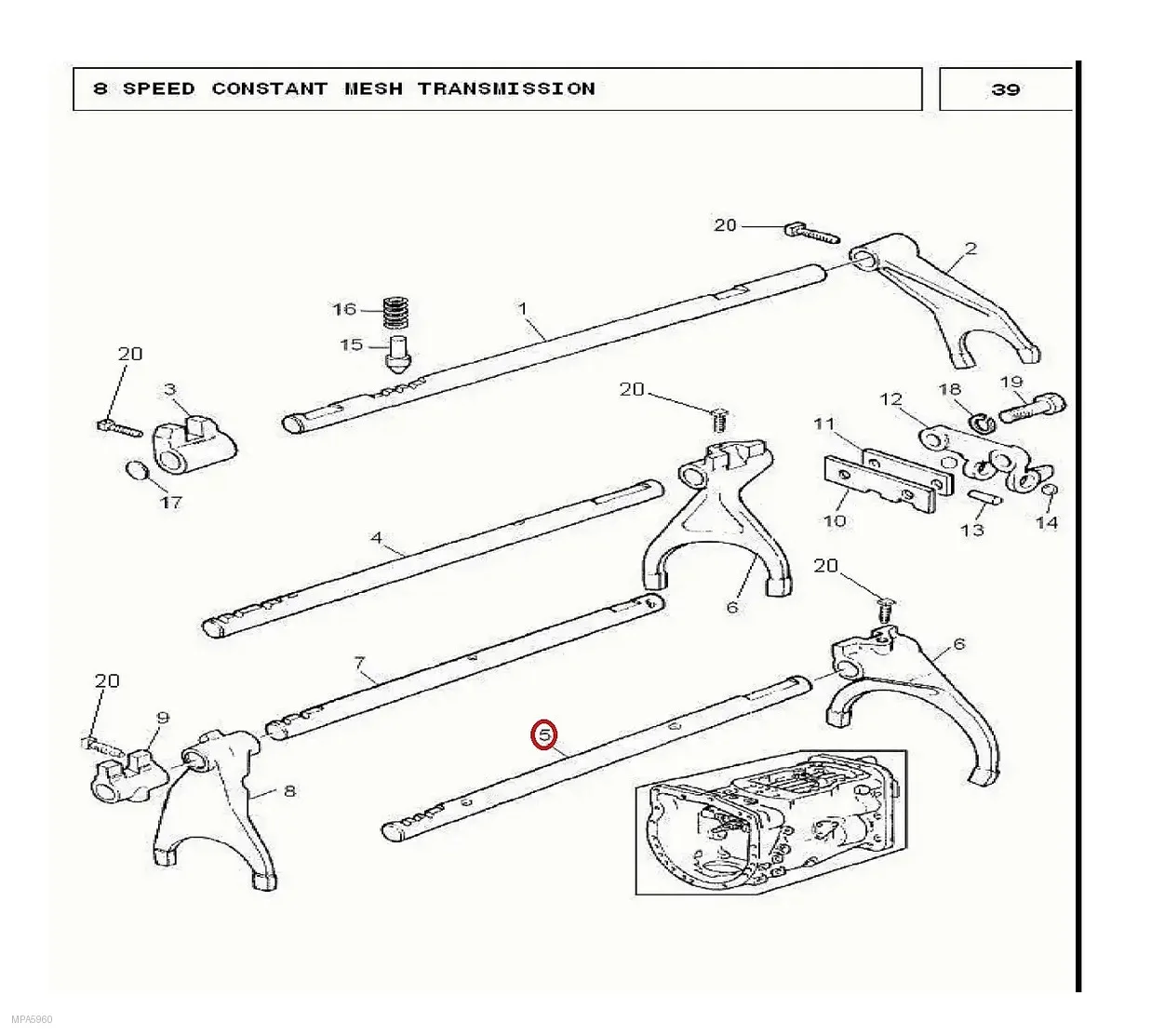Millat Massey Ferguson Tractor Spare Part RAILSHIFTER 1209211678865 - Massey Ferguson tractor spare part