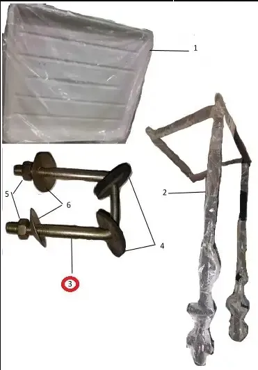 Diagram reference for Millat Massey Ferguson Tractor Spare Part 9 UCLAMPSUNROOFFITTING 5602891560289 - Massey Ferguson tractor spare part