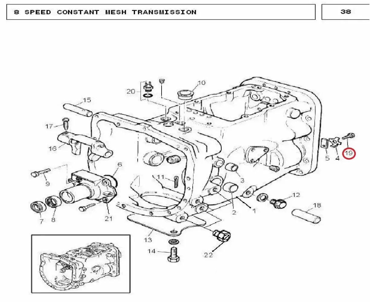 Diagram reference for Millat Massey Ferguson Tractor Spare Part SCREW 3816 X 7812012112012 - Massey Ferguson tractor spare part