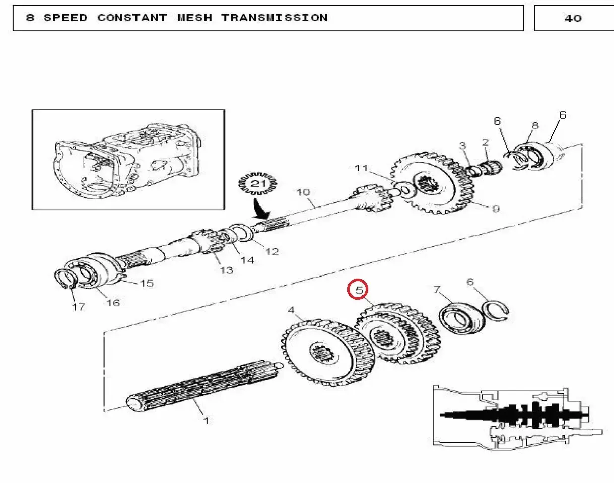 Diagram reference for Millat Massey Ferguson Tractor Spare Part GEAR 46361203011682691 - Massey Ferguson tractor spare part