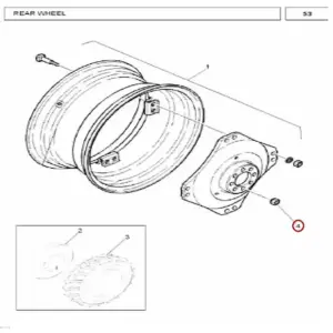 Millat Massey Ferguson Tractor Spare Part NUT 150071180004 - Massey Ferguson tractor spare part