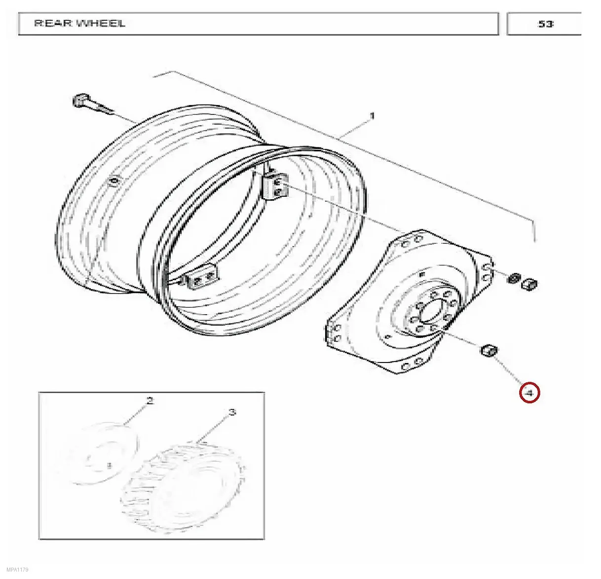 Millat Massey Ferguson Tractor Spare Part NUT 150071180004 - Massey Ferguson tractor spare part