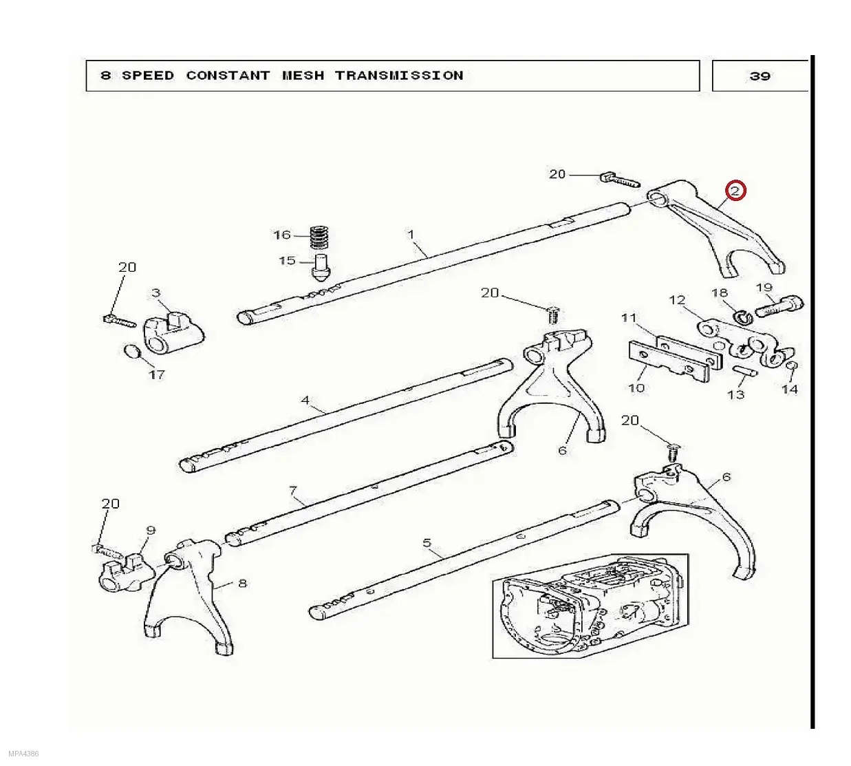 Millat Massey Ferguson Tractor Spare Part HIGHLOWFORK 120771897065 - Massey Ferguson tractor spare part