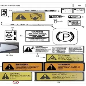 Millat Massey Ferguson Tractor Spare Part 3 DECALOILRESERVOIR 3330631333063 - Massey Ferguson tractor spare part